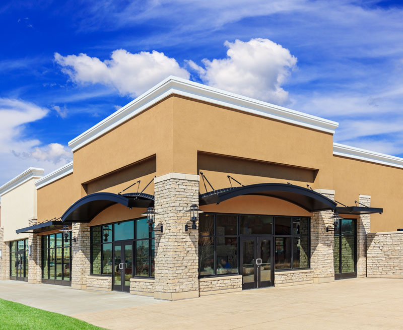 picture of some storefronts