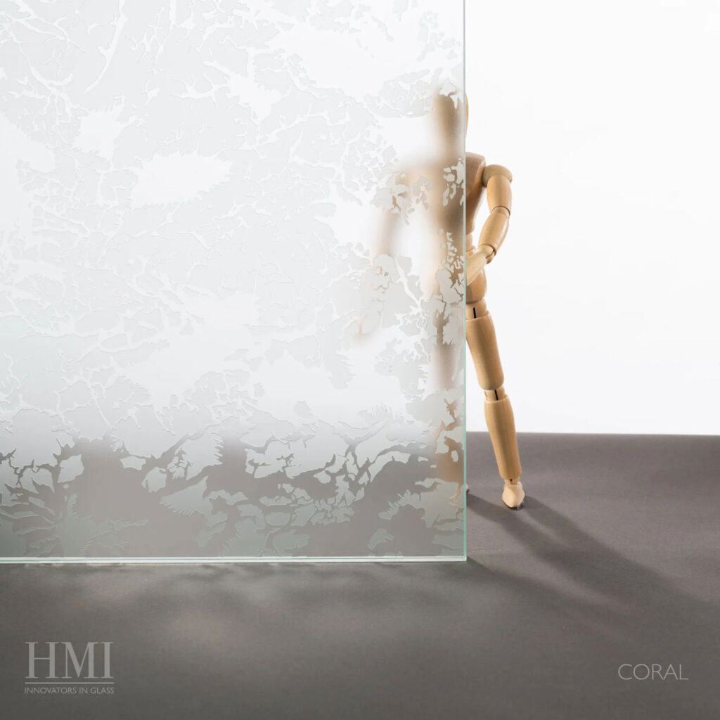 Coral-1920w Coral Pattern Glass Sample