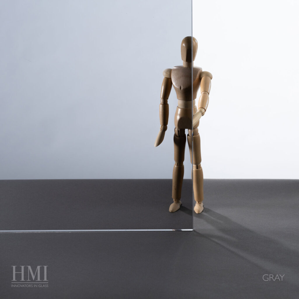 Gray Gray shaded Glass Sample