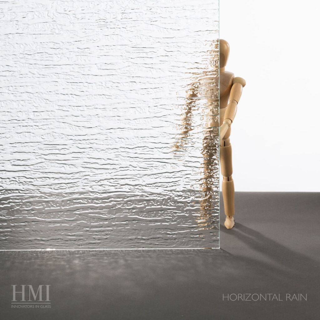 Horizontal-Rain Horizontal Rain pattern glass sample